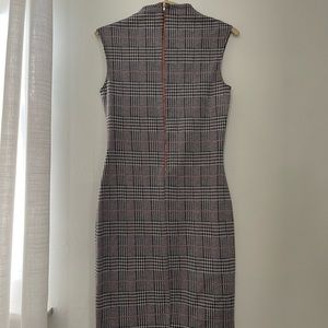 Black checkered dress size m